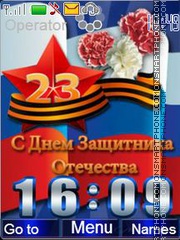 Скриншот темы 23 February