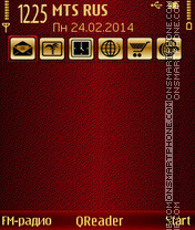 G Red tema screenshot