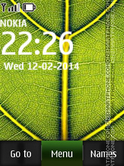 Green Leaf 04 tema screenshot