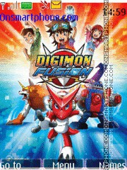 Digimon Fusion tema screenshot