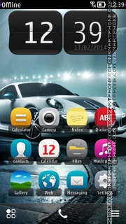 Porsche 911 Turbo 02 theme screenshot