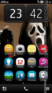 Scream Film theme screenshot