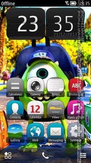 Monsters University 01 tema screenshot