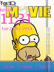 The Simpsons 15 theme screenshot
