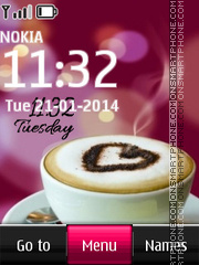 Latte Art - Heart Coffee Design tema screenshot