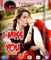 IMISS YOU es el tema de pantalla