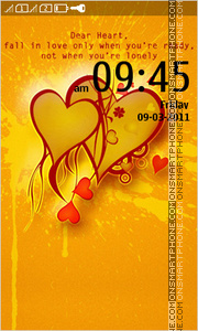 Valentine Hearts 06 tema screenshot