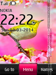 Capture d'écran Colorful Bird thème
