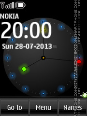 LCD Clock tema screenshot
