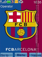 Скриншот темы Barcelona FC