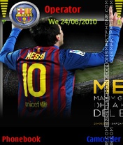 Capture d'écran Messi 2014 thème