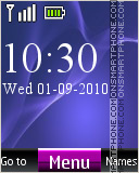 Capture d'écran Xperia Z2 Digital thème