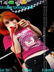 Capture d'écran Hayley Williams thème