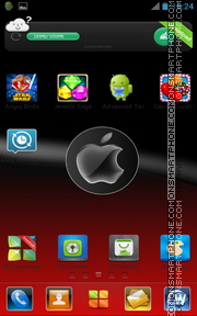 Capture d'écran Red Apple 02 thème
