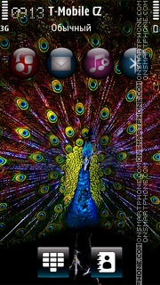 Peacock HD v5 es el tema de pantalla