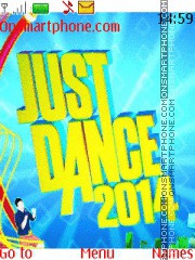 Just Dance es el tema de pantalla