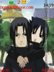 Скриншот темы Sasuke e Itachi Naruto