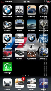 Capture d'écran BMW M 01 thème