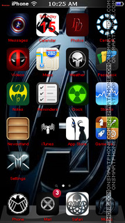 Скриншот темы Avengers 02