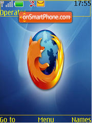 Скриншот темы Firefox Blue 01