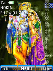 Radha Krishna with Ringtone tema screenshot