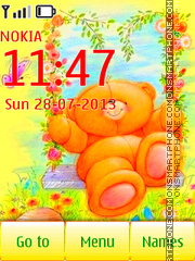 Teddy Bear 09 es el tema de pantalla