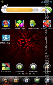 Darkness Red Theme-Screenshot