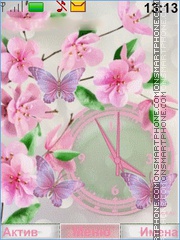 Flower Butterflies tema screenshot