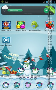 Nice Merry Christmas tema screenshot