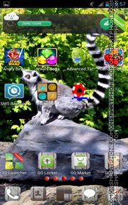 Animals in Zoo theme screenshot