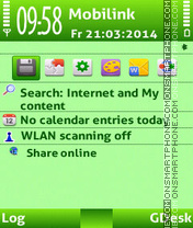 Green bars tema screenshot