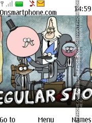 Regular Show tema screenshot