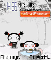 Animated Pucca es el tema de pantalla