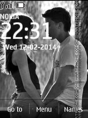 Couple Black&White tema screenshot