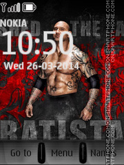 Batista Theme With Ringtone theme screenshot