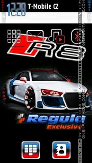 Audi R8 35 theme screenshot