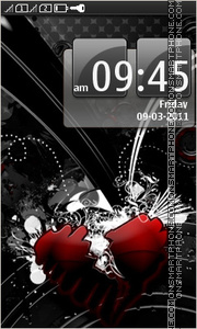 Emo Heart - Abstract tema screenshot