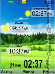 Clock tema screenshot