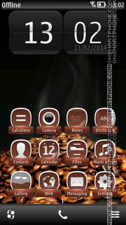 Morning Coffee 01 tema screenshot