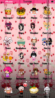 Kawaii Babe tema screenshot