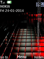 Red Black 04 tema screenshot