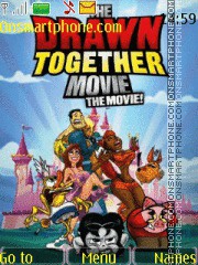 Скриншот темы Drawn Together