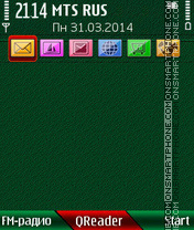Capture d'écran Green-Cover thème