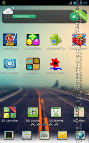 Скриншот темы Highway and Air