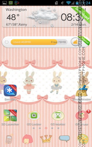 Capture d'écran Eastern Rabbit thème