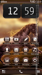 Скриншот темы Elegant Horse