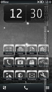 Night Stars theme screenshot