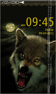 Wild Wolf es el tema de pantalla