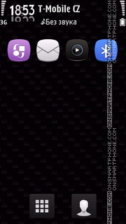 Dark Home Screen tema screenshot