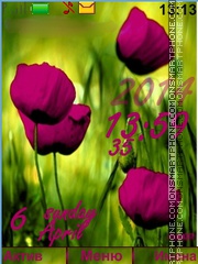 Poppies tema screenshot